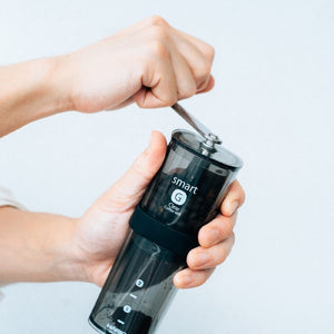 Hario Coffee Mill Smart G Transparent Black Japan - Msg-2-Tb - YOYO JAPAN