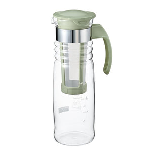 Hario Cold Brew Tea Pot HCC-12-SG 1200ml Smoky Green - YOYO JAPAN