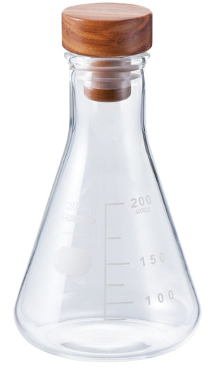 Hario Erlenmeyer Flask Stocker M Clear Sfs-M Japan (120 Characters) - YOYO JAPAN