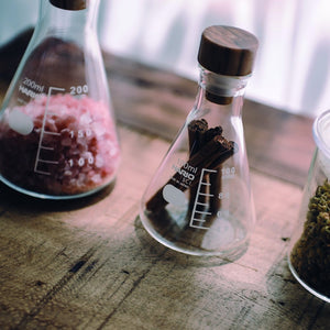 Hario Erlenmeyer Flask Stocker M Clear Sfs-M Japan (120 Characters) - YOYO JAPAN