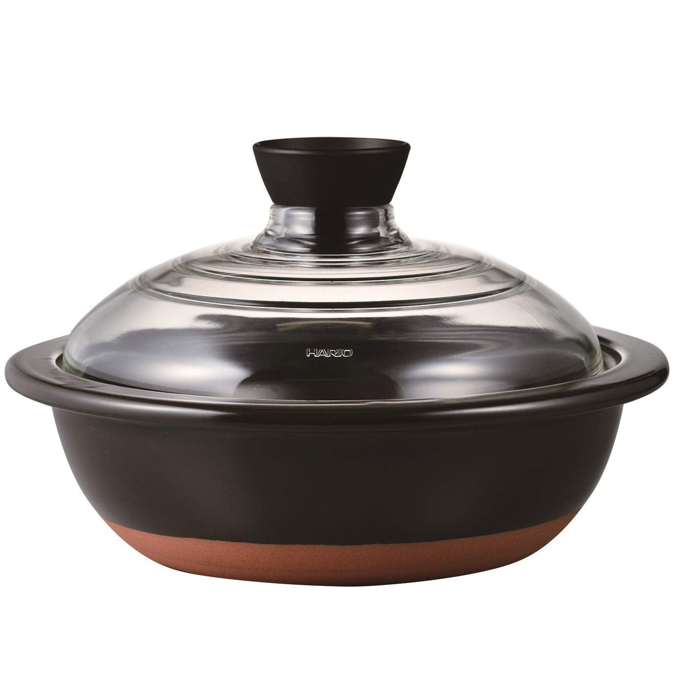 Hario Earthen Pot No.9 3000Ml GDN-255-B Black - YOYO JAPAN