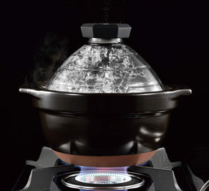 Hario Rice Pot 2-3 Cup GNR-200-B Glass Lid - YOYO JAPAN