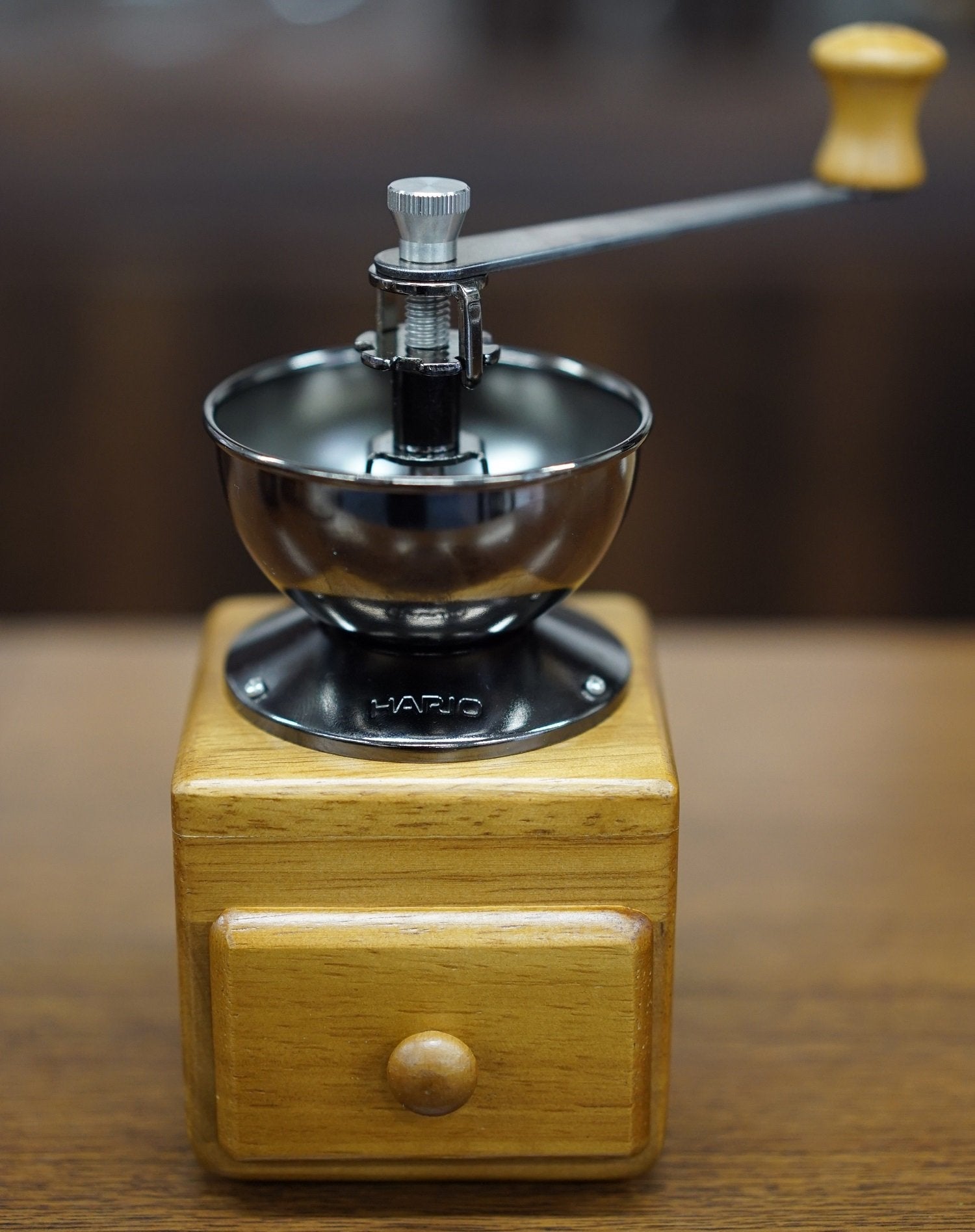 Hario Mm-2 Brown Hand Ground Coffee Mill Small Coffee Grinder From Japan - YOYO JAPAN