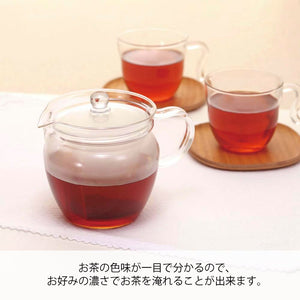 Hario CHRN-2N Teapot Glass Tea/Jujube 360ml 2P - YOYO JAPAN