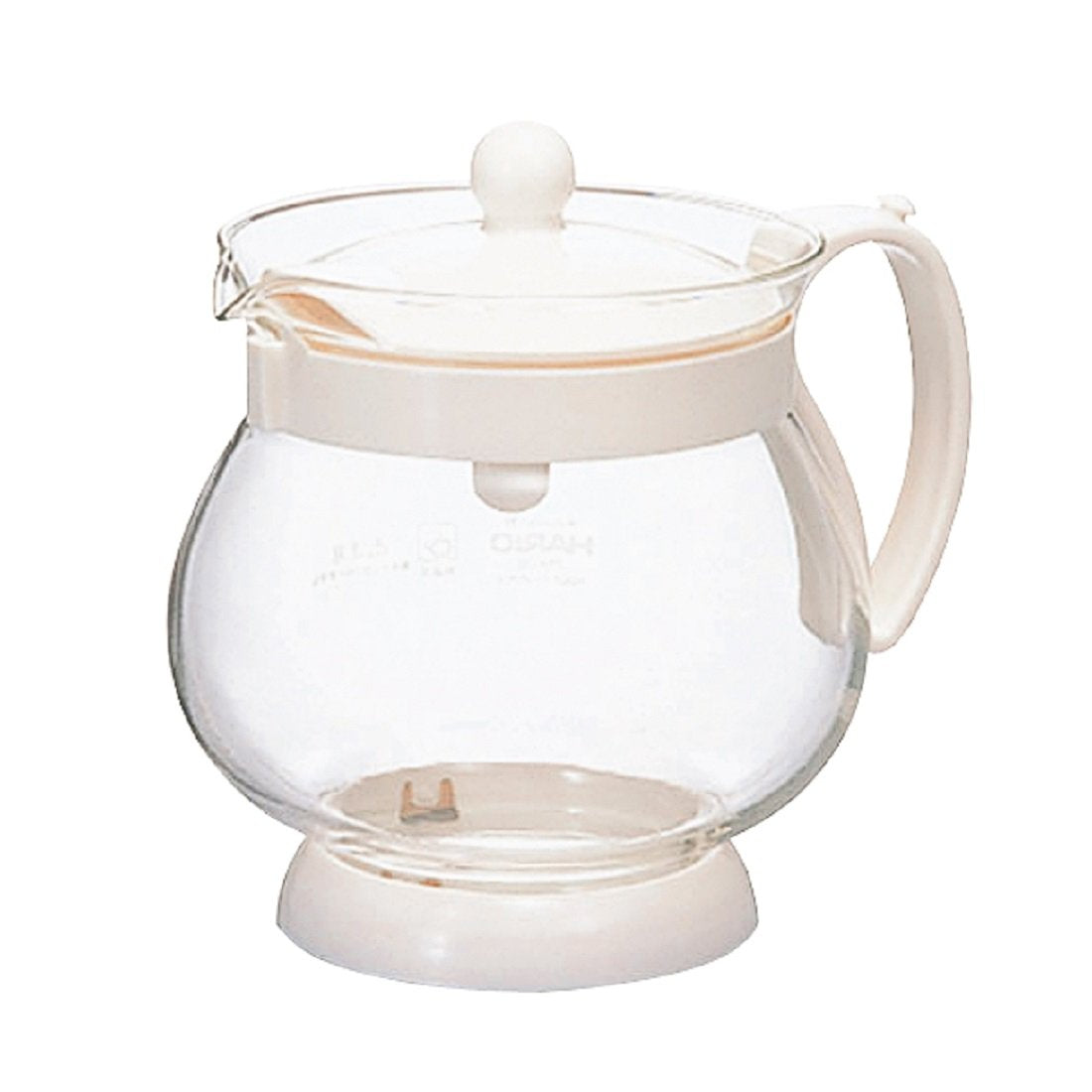 Hario Jumping Leaf Pot White Jpp-50W For 2-3 People - Made In Japan - YOYO JAPAN