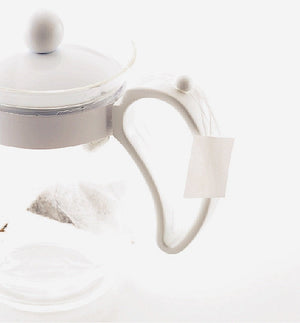 Hario Jumping Leaf Pot White Jpp-50W For 2-3 People - Made In Japan - YOYO JAPAN