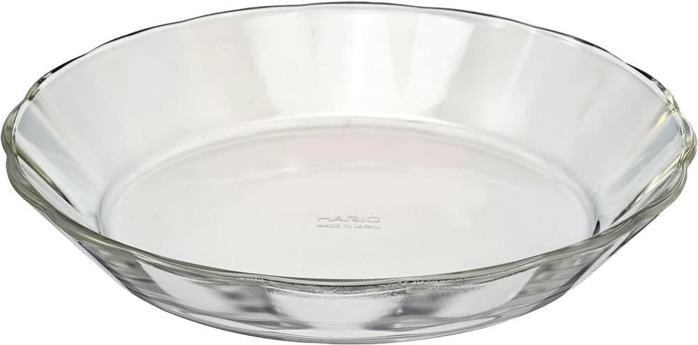Hario Japan Heat Resistant Glass Plate 1100Ml Buono Kitchen Hpl-110-Bk Clear - YOYO JAPAN