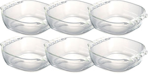 Hario Japan Heat Resistant Glass Toaster Dish 400Ml Buono Kitchen Set Of 6 - Htz-40-Bk - YOYO JAPAN