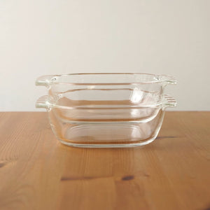 Hario Japan Heat Resistant Glass Toaster Dish 400Ml Buono Kitchen Set Of 6 - Htz-40-Bk - YOYO JAPAN