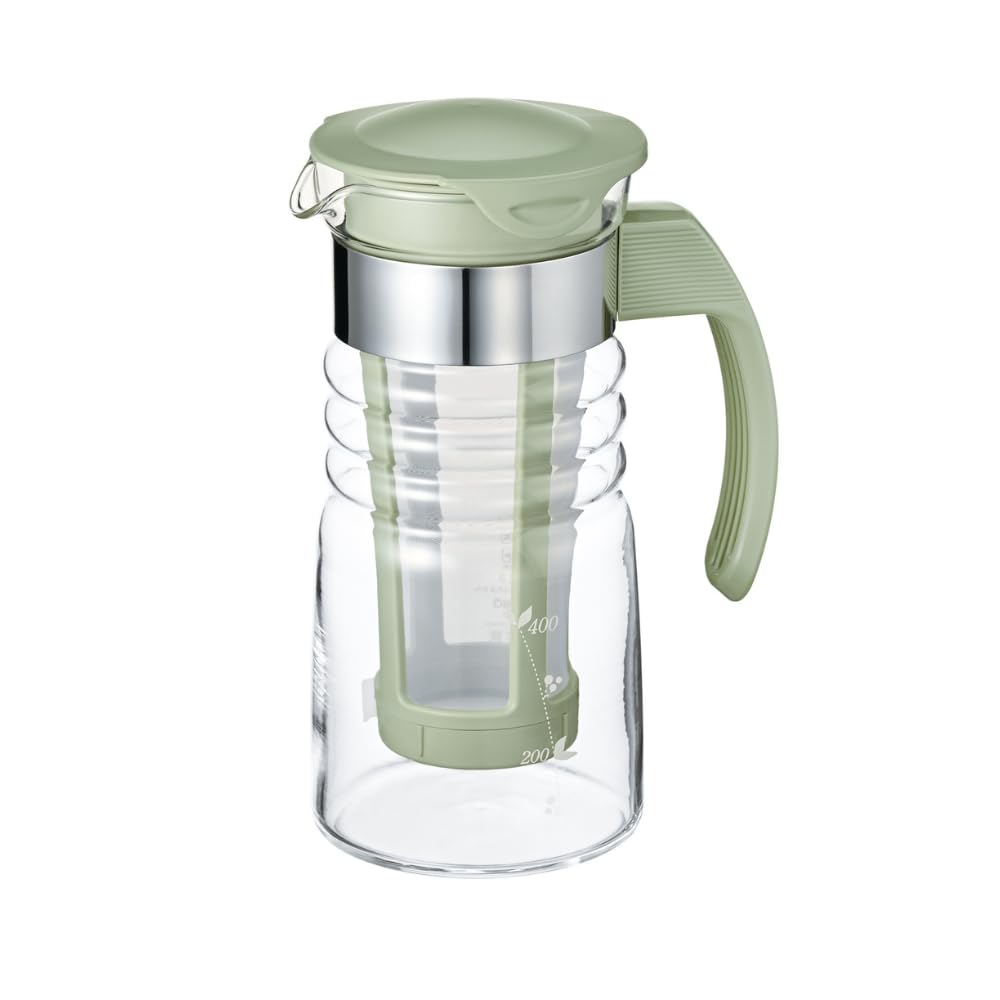 Hario HCC-7-SG 700ML Mini Cold Brew Tea Pot Smoky Green - YOYO JAPAN