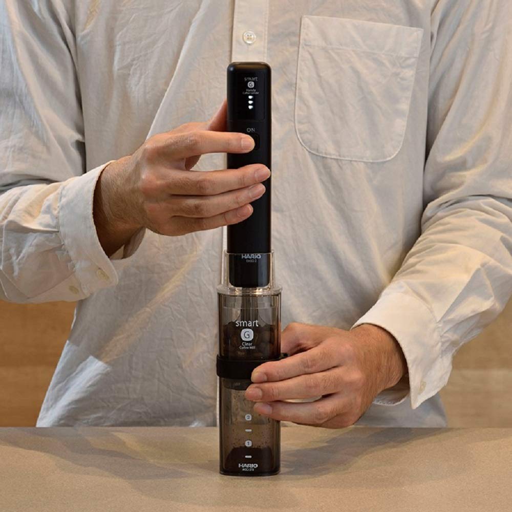 Hario Mobile Mill Stick Black Ems-1B | Made In Japan - YOYO JAPAN