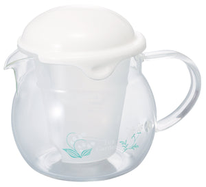 Hario Kirara 360Ml White Tea Pot - Made In Japan - YOYO JAPAN