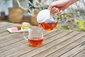 Hario Kirara 360Ml White Tea Pot - Made In Japan - YOYO JAPAN