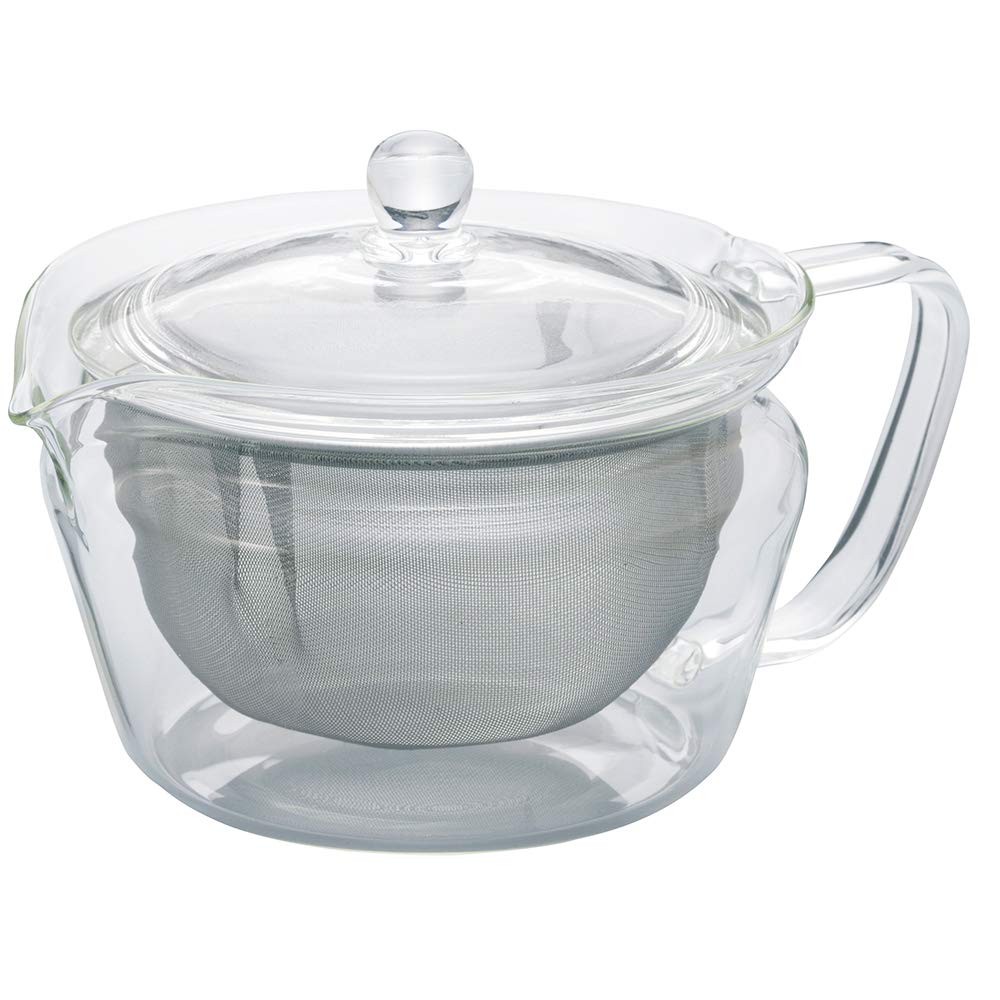 Hario Tea Teapot 450ml Heat Resistant Glass CHZ-45T Zen - YOYO JAPAN
