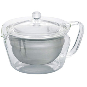 Hario Tea Teapot 450ml Heat Resistant Glass CHZ-45T Zen - YOYO JAPAN