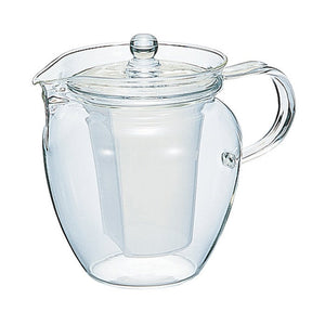 Hario Teapot 700ml HeatRes Glass Chrn-4N - YOYO JAPAN