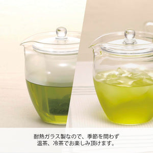 Hario Teapot 700ml HeatRes Glass Chrn-4N - YOYO JAPAN