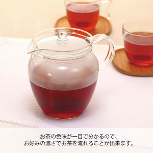 Hario Teapot 700ml HeatRes Glass Chrn-4N - YOYO JAPAN