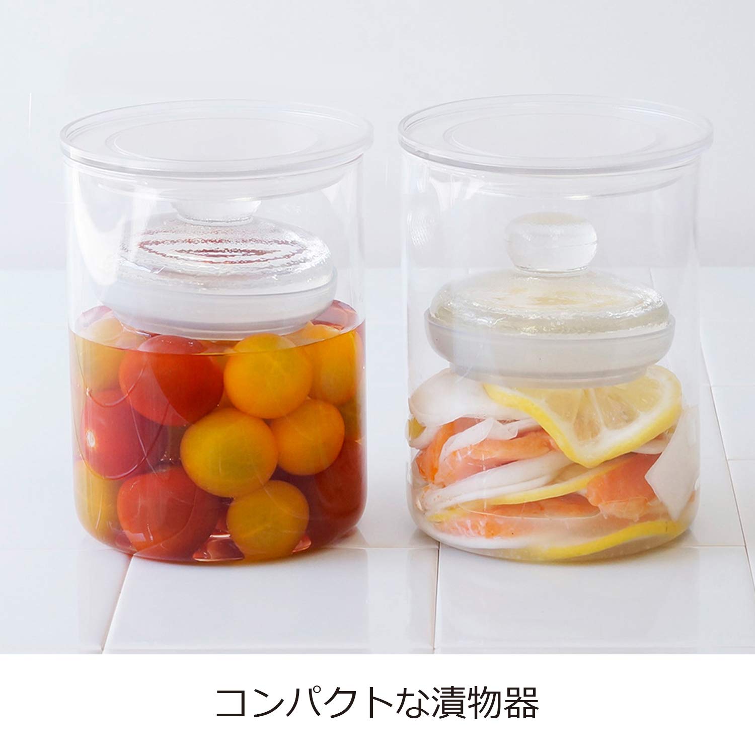 Hario Tgs-800-T 800Ml Japanese Pickles Glass - Transparent - YOYO JAPAN