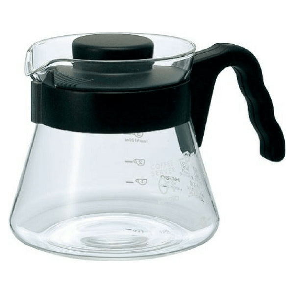 Hario V60 Heat Resistant Glass Coffee Server With Angled Handle VCS-01B (450ml) - YOYO JAPAN