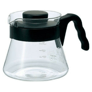 Hario V60 Heat Resistant Glass Coffee Server With Angled Handle VCS-01B (450ml) - YOYO JAPAN