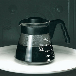 Hario V60 Heat Resistant Glass Coffee Server With Angled Handle VCS-01B (450ml) - YOYO JAPAN