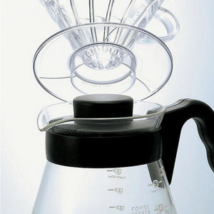 Hario V60 Heat Resistant Glass Coffee Server With Angled Handle VCS-01B (450ml) - YOYO JAPAN