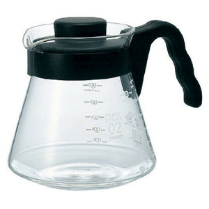Hario V60 Heat Resistant Glass Coffee Server With Angled Handle VCS-02B (700ml) - YOYO JAPAN