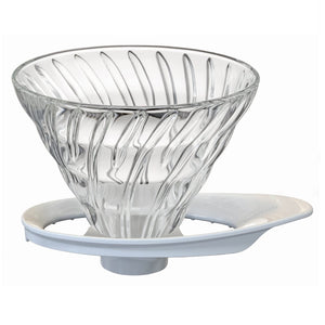 Hario V60 Glass Dripper 02 White 1-4Cups VDGR-02-W - YOYO JAPAN