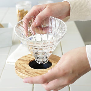 Hario V60 Olive Wood 01 VDGR-01-OV 1-2Cups - YOYO JAPAN