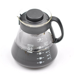 Hario V60 Range Server 800Ml Black Xvd-80B Made In Japan - YOYO JAPAN