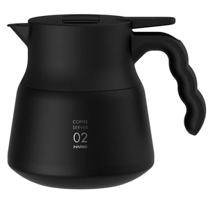 Hario V60 Thermal Stainless Steel Server 600Ml Japan - 600 Storage Capacity - Vhsn-60-B Black - YOYO JAPAN