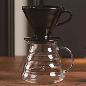 Hario V60 KDC-02-B 400ML Black Coffee Dripper - YOYO JAPAN