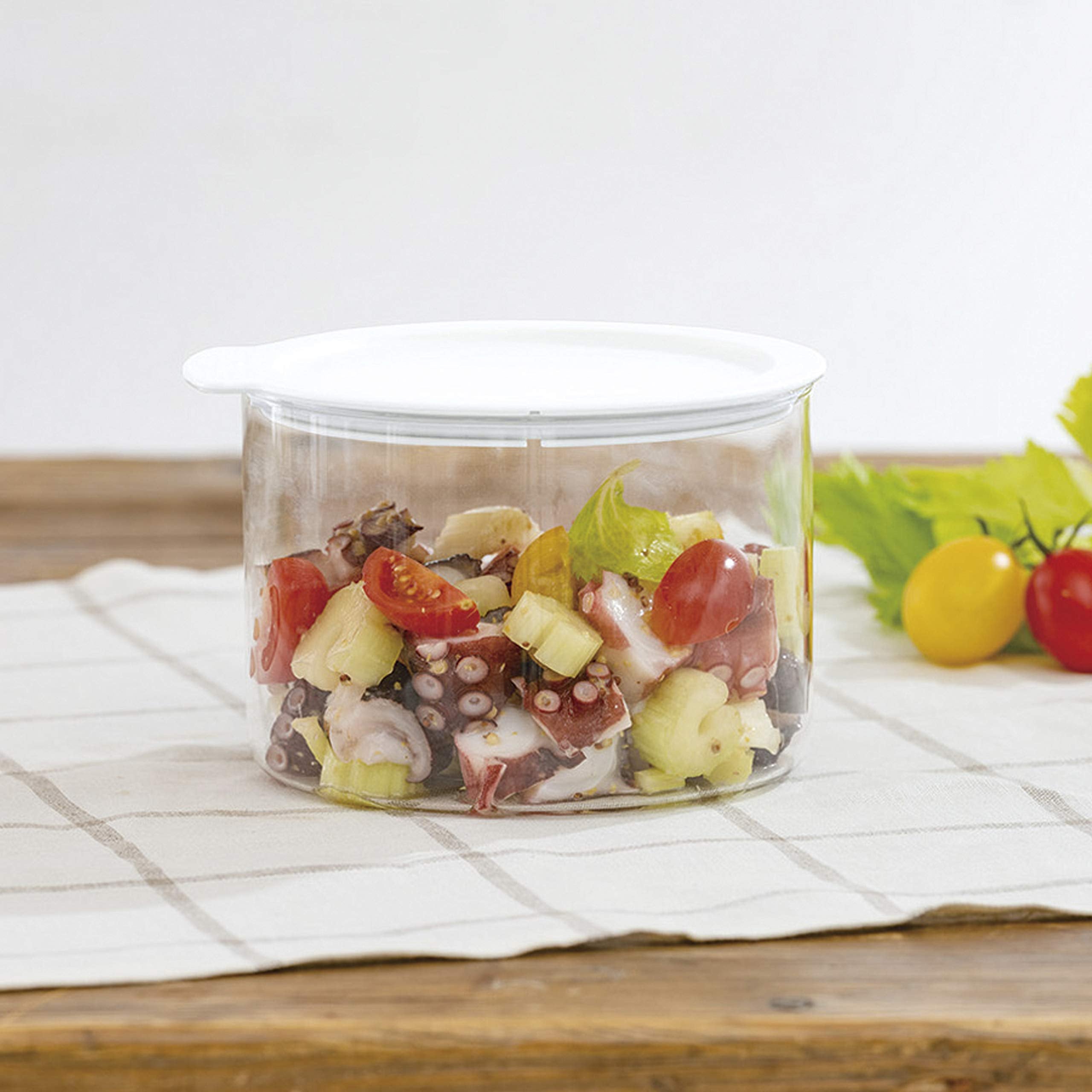 Hario Japan Vinegar Storage Container 400Ml White Vfc-400-W 1 Piece - YOYO JAPAN