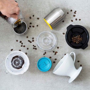 Hario Pete Licata Coffee Dripper W60 PDC-02-W 1-4Cups White Japan - YOYO JAPAN