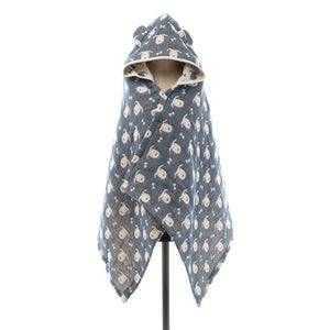 Hartwell Imabari 6-Layer Muslin Hooded Baby Bath Towel 110cm - YOYO JAPAN