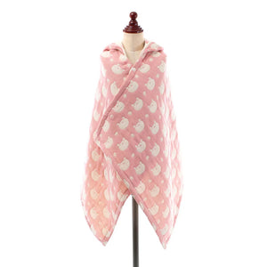 Hartwell Imabari 6-Layer Muslin Hooded Baby Bath Towel 110cm - YOYO JAPAN