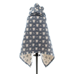 Hartwell Imabari 6-Layer Muslin Hooded Baby Bath Towel 110cm - YOYO JAPAN