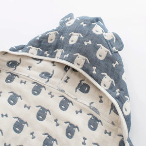 Hartwell Imabari 6-Layer Muslin Hooded Baby Bath Towel 110cm - YOYO JAPAN