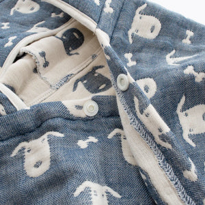 Hartwell Imabari 6-Layer Muslin Hooded Baby Bath Towel 110cm - YOYO JAPAN