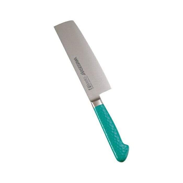Hasegawa Stainless Steel Antibacterial Nakiri Knife Nakiri 180mm - Green - YOYO JAPAN