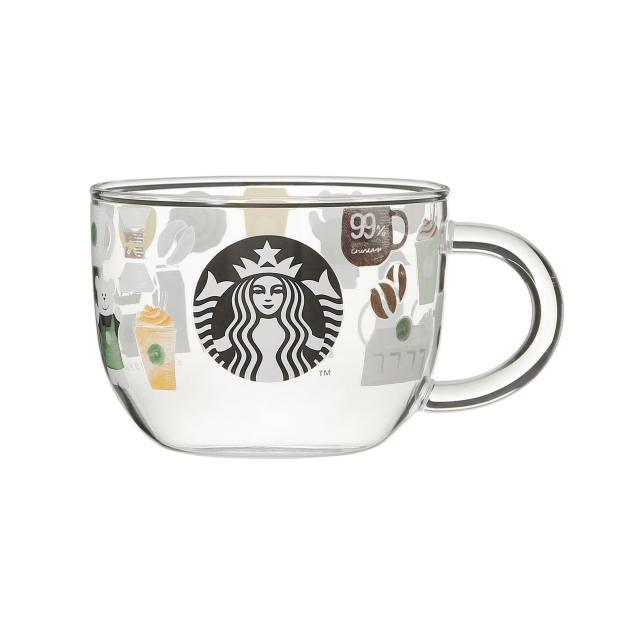 Heat resistant glass mugster backsteur plate 355 ml - Starbucks Japan 25th Anniversary - YOYO JAPAN