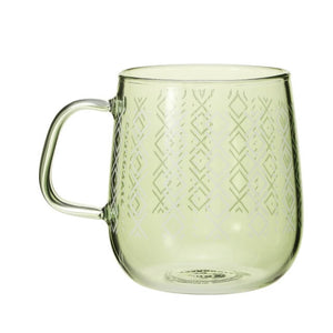 Heat resistant glass mug khaki 355ml - Japanese Starbucks - YOYO JAPAN