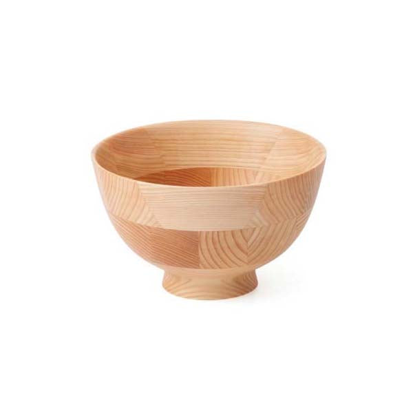 Hikiyose Wooden Rice Bowl Cypress - YOYO JAPAN