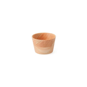 Hikiyose Wooden Soba Choko Cup Cypress - YOYO JAPAN