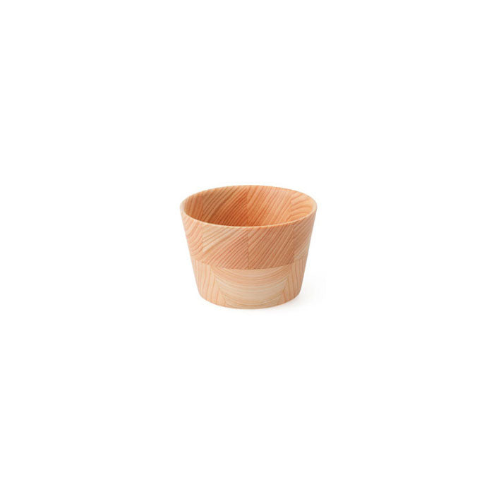 Hikiyose Wooden Soba Choko Cup Cypress - YOYO JAPAN