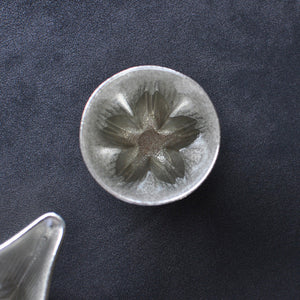 Hiracle Tinware Guinomi Sakura Sake Cup - YOYO JAPAN