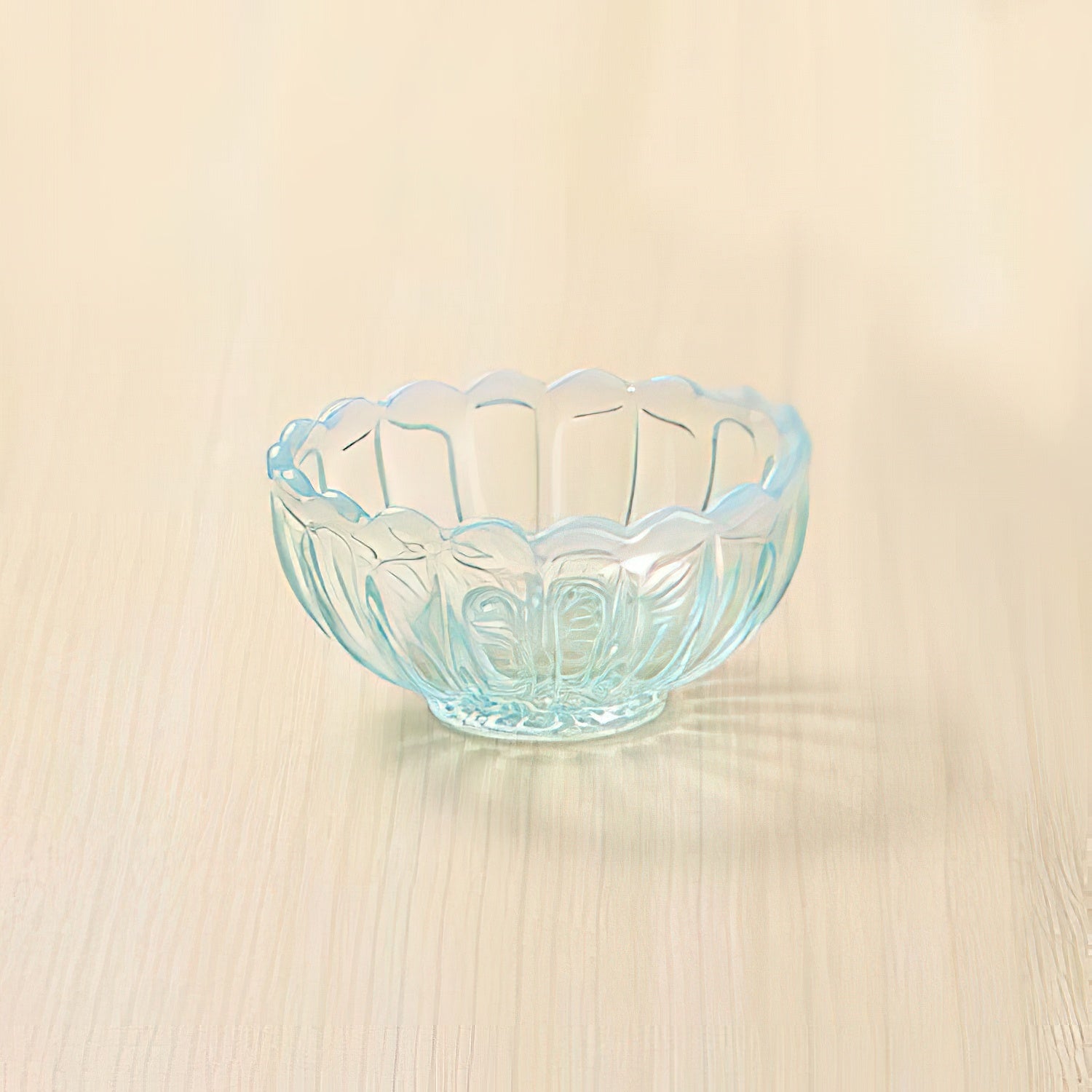 Hirota Glass Japan Yukinohana Blue Mini Bowl Soda-Lime Glass - YOYO JAPAN