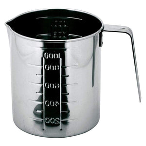 Ichibishi 18/8 Stainless Steel Nestable Measuring Cup 1000Ml Japan - YOYO JAPAN