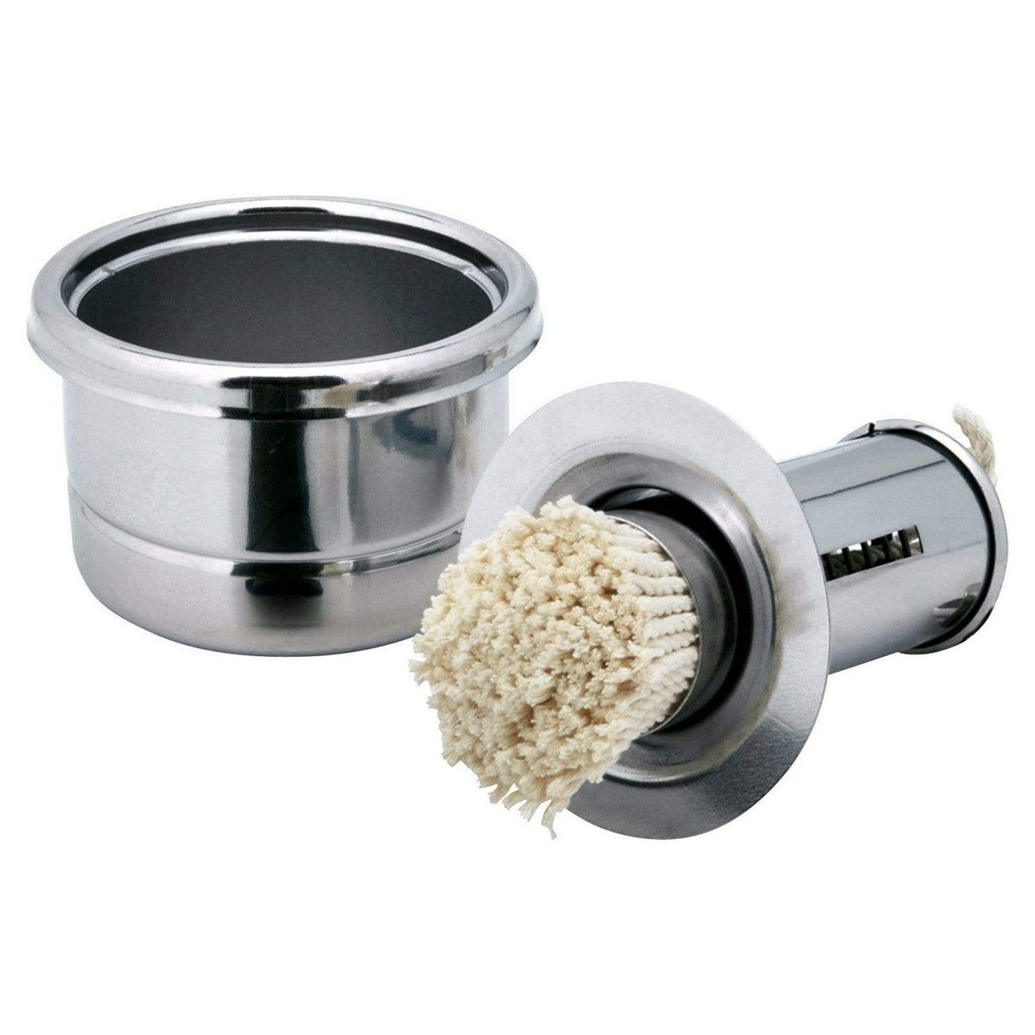 Ichibishi Stainless Steel Takoyaki Basting Mop Oil Dispenser Japan - Large Cotton Head Removable - YOYO JAPAN
